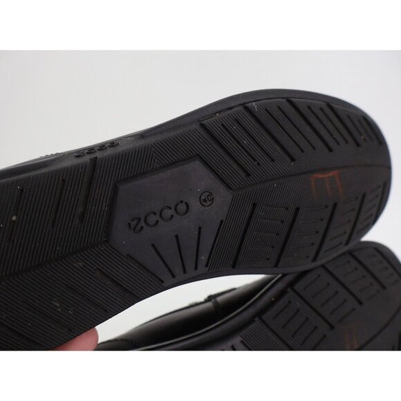 Ecco Men\'s Classic Moc Loafer Size 40 6 Driving Shoe Black Leather Slip On Comfy main image 8